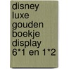 Disney Luxe Gouden Boekje display 6*1 en 1*2 by Unknown