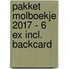 Pakket Molboekje 2017 - 6 ex incl. backcard door Onbekend