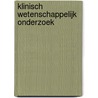 Klinisch wetenschappelijk onderzoek by Paul Emons