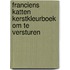 Franciens katten kerstkleurboek om te versturen