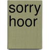 Sorry hoor door Harriet G. Lerner