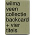 Wilma Veen collectie backcard + vier titels