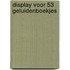 Display voor 53 geluidenboekjes