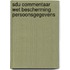 Sdu Commentaar Wet bescherming Persoonsgegevens