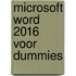 Microsoft Word 2016 voor Dummies