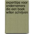 Experttips voor ondernemers die een boek willen schrijven