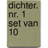 Dichter. nr. 1 set van 10
