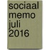 Sociaal Memo juli 2016