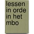 Lessen in orde in het mbo