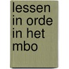 Lessen in orde in het mbo door Peter Teitler