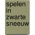 Spelen in zwarte sneeuw