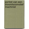 Portret van een stoomlocomotief machinist door Maurice de van der Schueren