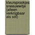Kleursprookjes Sneeuwwitje (alleen verkrijgbaar als set)