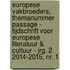 Europese vakbroeders, themanummer passage - tijdschrift voor europese literatuur & cultuur - jrg. 2 2014-2015, nr. 1