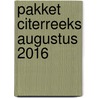 Pakket Citerreeks augustus 2016 door Jan W. Klijn