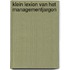 Klein lexion van het managementjargon