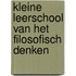 Kleine leerschool van het filosofisch denken