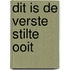 Dit is de verste stilte ooit