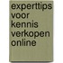 Experttips voor kennis verkopen online