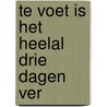 Te voet is het heelal drie dagen ver door K. Michel