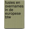 Fusies en overnames in de Europese BTW by S.B. Cornielje