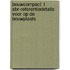 Bouwcompact 1 SBR-Referentiedetails voor op de bouwplaats