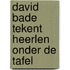David Bade tekent Heerlen onder de tafel
