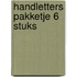 Handletters pakketje 6 stuks