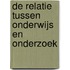 De relatie tussen onderwijs en onderzoek