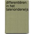 Differentiëren in het talenonderwijs