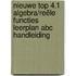 Nieuwe TOP 4.1 Algebra/Reële functies Leerplan ABC Handleiding