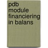 PDB module financiering in balans by Tom van Vlimmeren