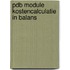 PDB module kostencalculatie in balans