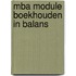 MBA module boekhouden in balans