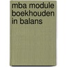MBA module boekhouden in balans door Tom van Vlimmeren
