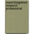 Expertisegebied research professional