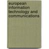 European information technology and communications by Van Eecke Patrick