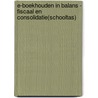 E-Boekhouden in Balans - Fiscaal en Consolidatie(Schooltas) door Tom van Vlimmeren