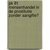 PK 81 Mensenhandel in de prostitutie zonder aangifte? door M. Goderie