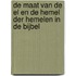 De maat van de EL en de HEMEL DER HEMELEN in de Bijbel