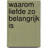 Waarom liefde zo belangrijk is by Sue Gerhardt