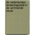 De Nederlandse landschapsstijl in de achttiende eeuw