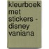 Kleurboek met stickers - disney vaniana