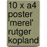 10 x A4 poster 'Merel' Rutger Kopland door Rutger Kopland