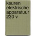 Keuren elektrische apparatuur 230 V