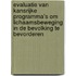Evaluatie van kansrijke programma's om lichaamsbeweging in de bevolking te bevorderen