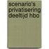 Scenario's privatisering deeltijd HBO