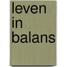 Leven in balans door Judith Flapper