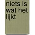 Niets is wat het lijkt