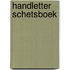 Handletter schetsboek